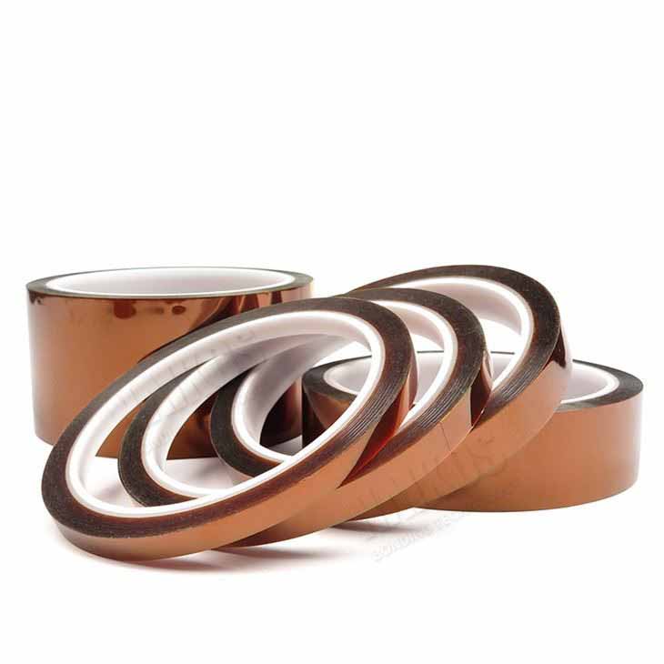 High-Temperature Polyimide Resistant Silicone Adhesive Tape for Masking Soldering