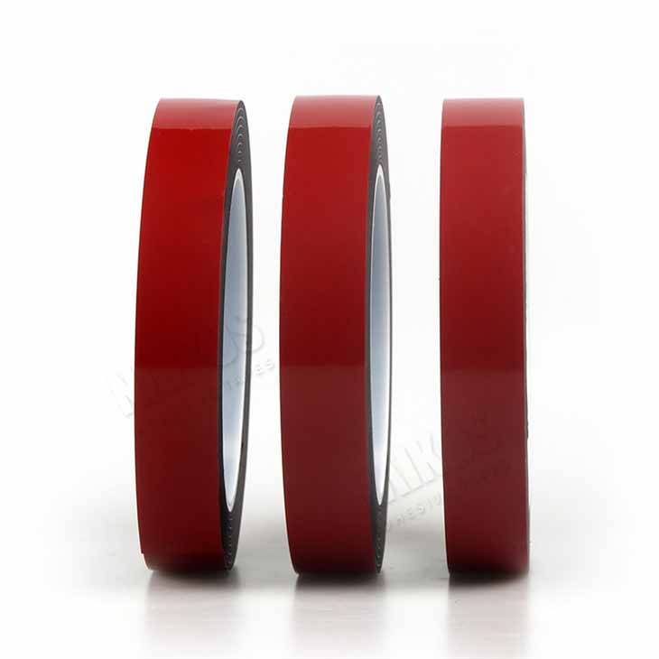 Black Heat Resistant Self Adhesive VHB Foam Tape