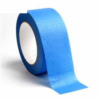 Blue Painter's Tape Used For Painting
